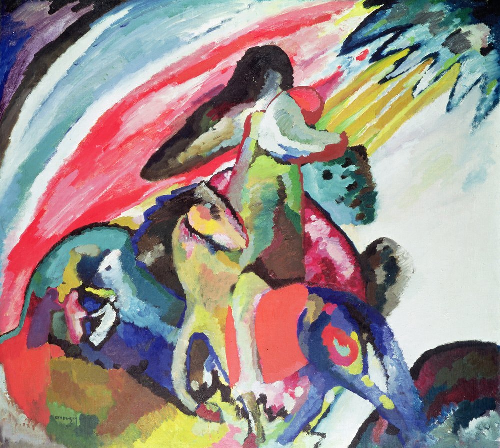 The Rider by Wassily Kandinsky: Buy fine art print