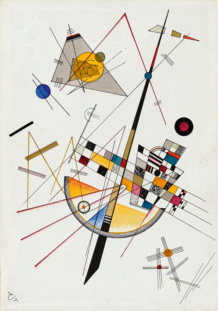 Delicate Tension No. 85, 1923 by Wassily Kandinsky
