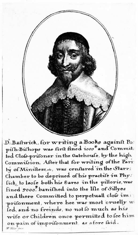 John Bastwick Engraving By Wenceslaus Hollar 