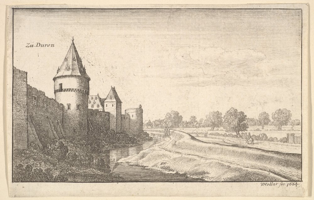 To Düren by Wenceslaus Hollar