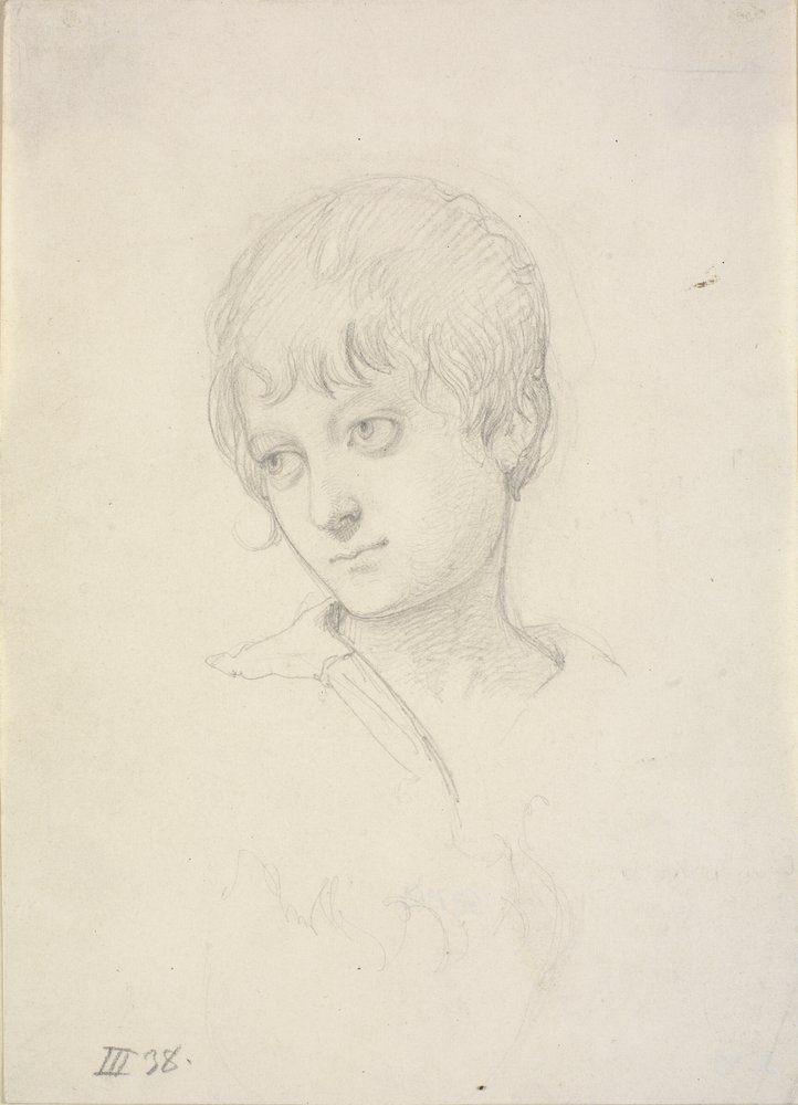 Head of a Boy by Wilhelm Marstrand