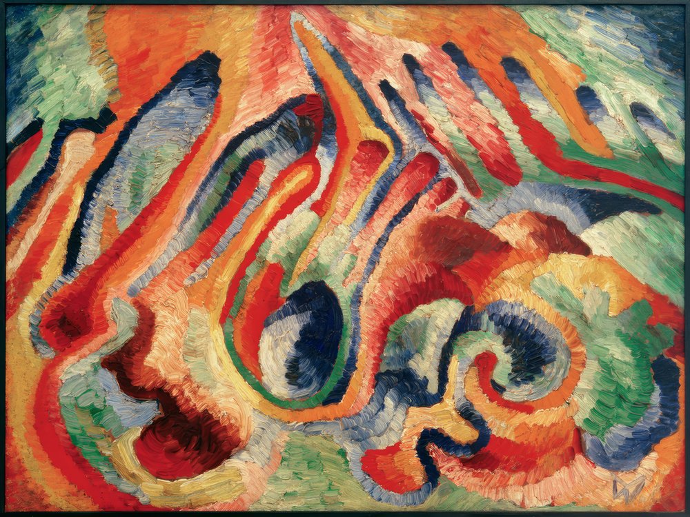 Astral Composition XIX by Wilhelm Morgner