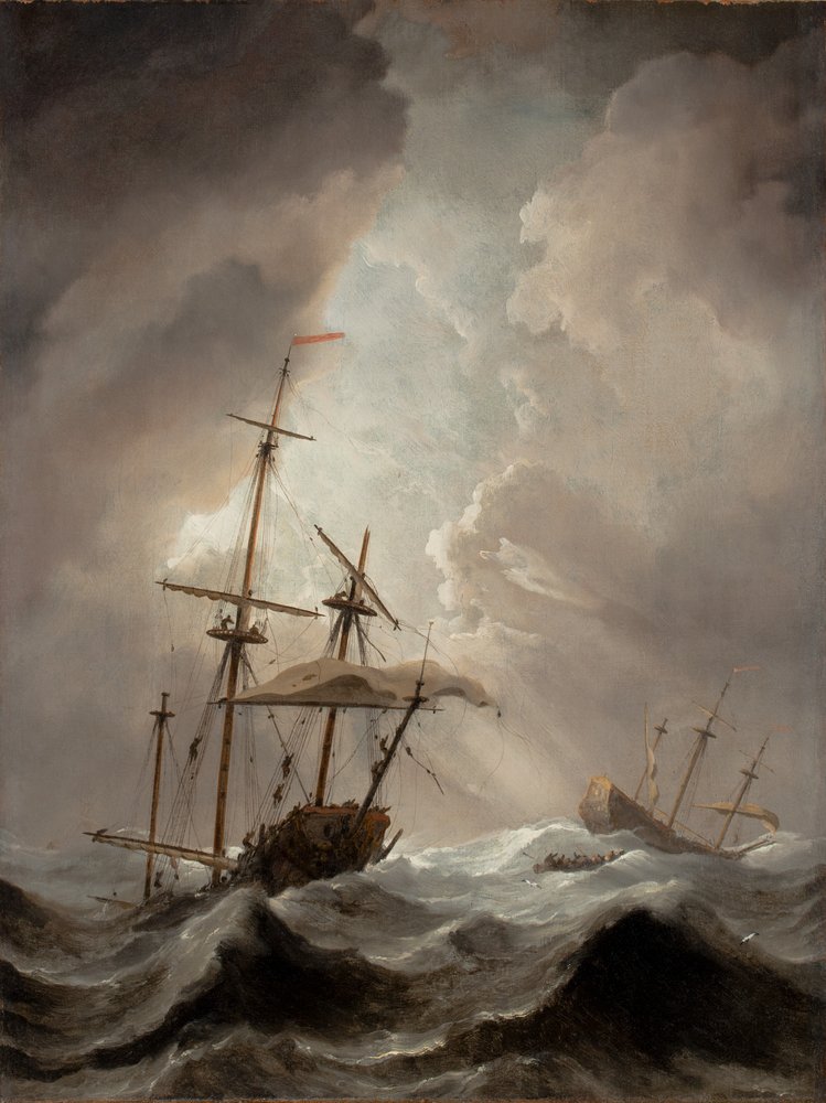 Storm at Sea by Willem van de Velde
