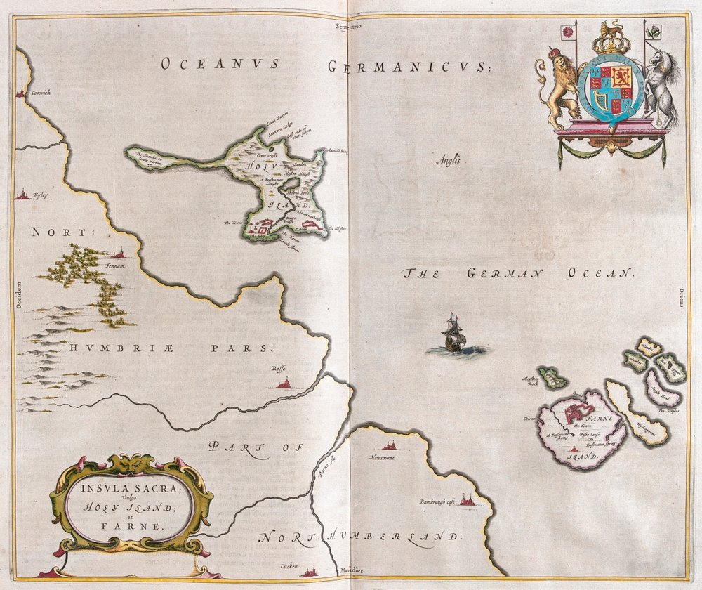 Holy Island and Lindisfarne, in 'Theatrum Orbis Terrarum, sive Atlas ...
