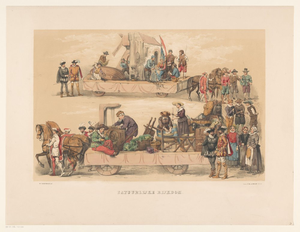 Fifth Group of Utrecht Masquerade in 1856