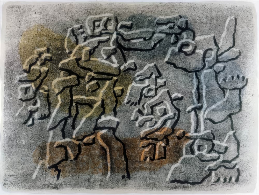 Archaic Figures by Willi Baumeister