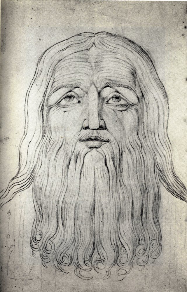 Head of Job by William Blake