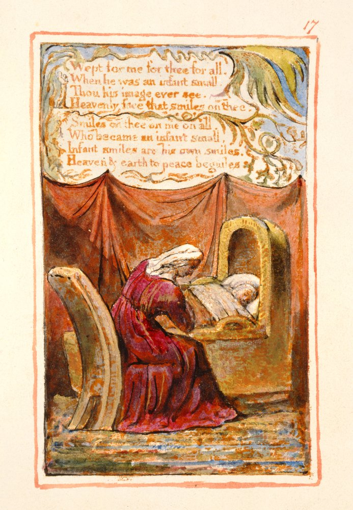 A Cradle Song (cont.): plate 17 from 'Songs of Innocence and of ...