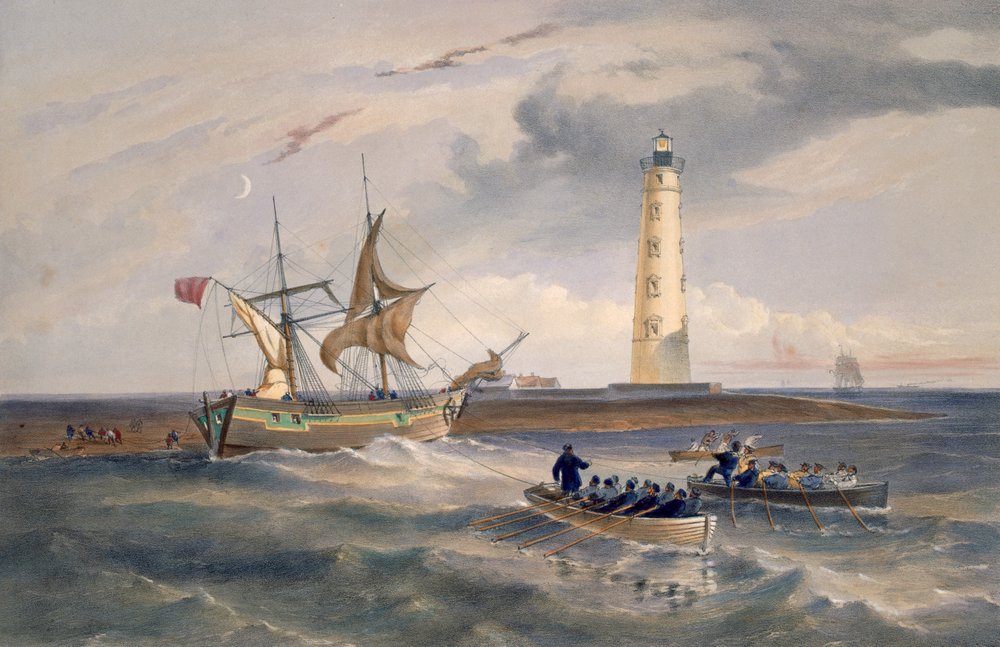 The Lighthouse at Cape Chersonese, plate from 