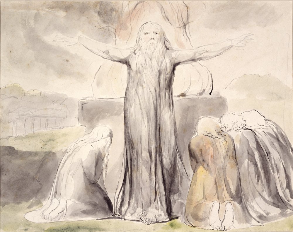 Job’s Sacrifice: And my servant Job shall pray for you by William Blake