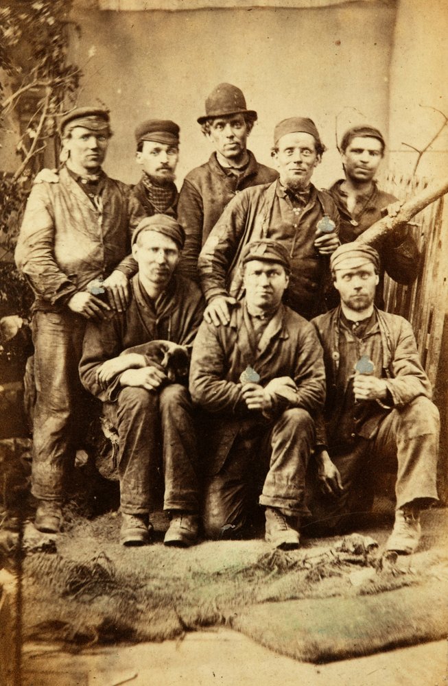 Workers from the Tredegar Iron Works, Wales