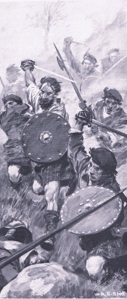 The Highlanders at the Battle of Killiecrankie by William Edward Stott