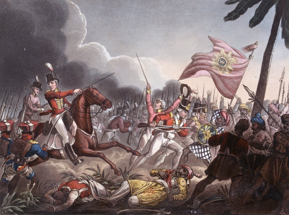 Battle of Assaye, 23 September 1803, engraved by J.C. Stadler, published by Thomas Tegg, 1st April 1818 by William Heath