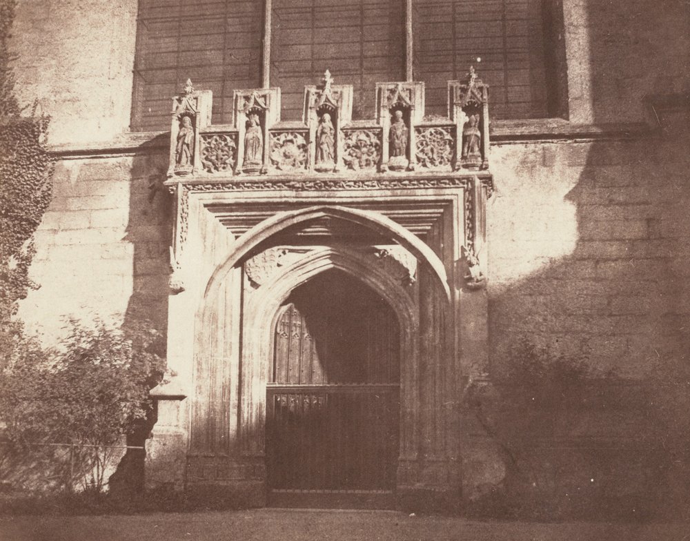 An Ancient Door, Magdalen College, Oxford by William Henry Fox Talbot