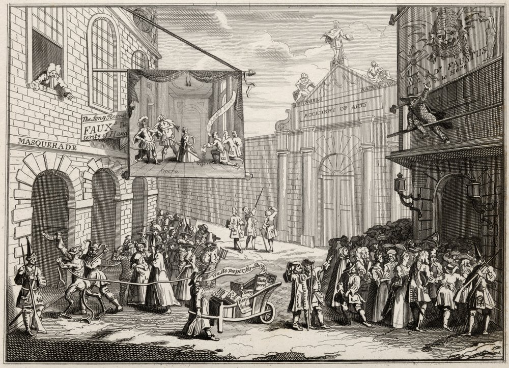 Masquerades and Operas, Burlington Gate, from 