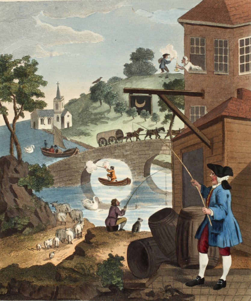 The importance of knowing perspective, illustration from ‘Hogarth Restored: The Whole Works of the celebrated William Hogarth, re-engraved by Thomas Cook’, published 1812 by William Hogarth