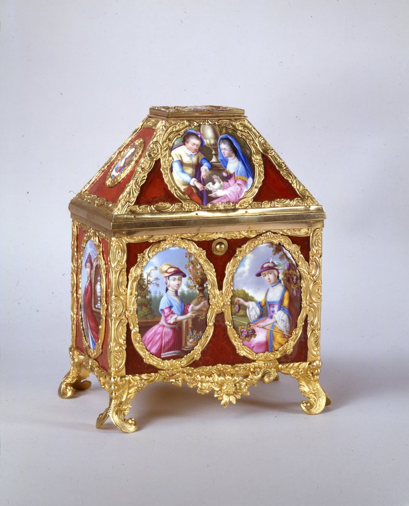 George III Casket Containing a Verge Watch in the Manner of James Cox ...
