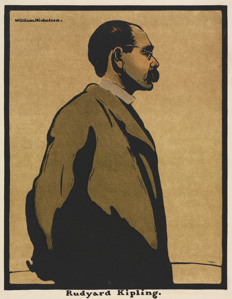 Rudyard Kipling by William Nicholson: Buy fine art print