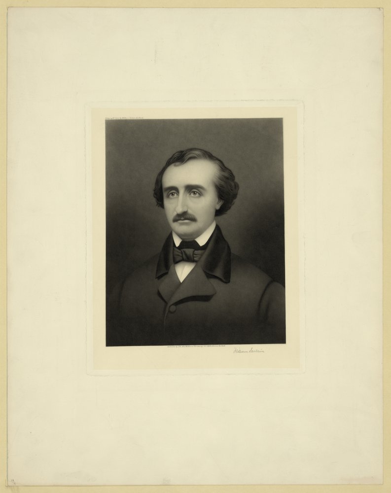 Portrait of Edgar Allan Poe 1809-1849 by William Sartain