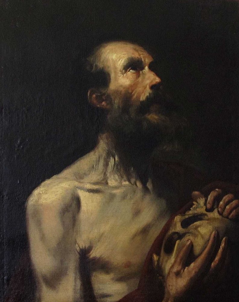 Saint Jerome in Penitence by Jusepe de Ribera