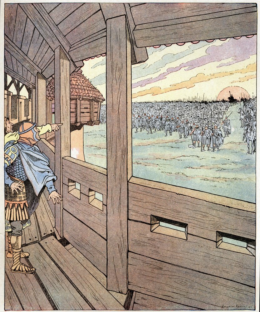 The Iron Man, This is Charlemagne by pseudonym for Jacques Onfroy de Bréville Job