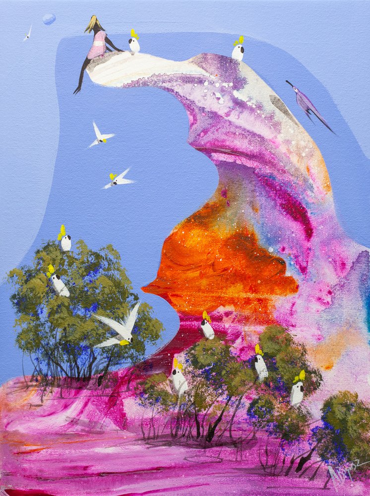 Colorful Cockatoo Roost by Adam Bogusz