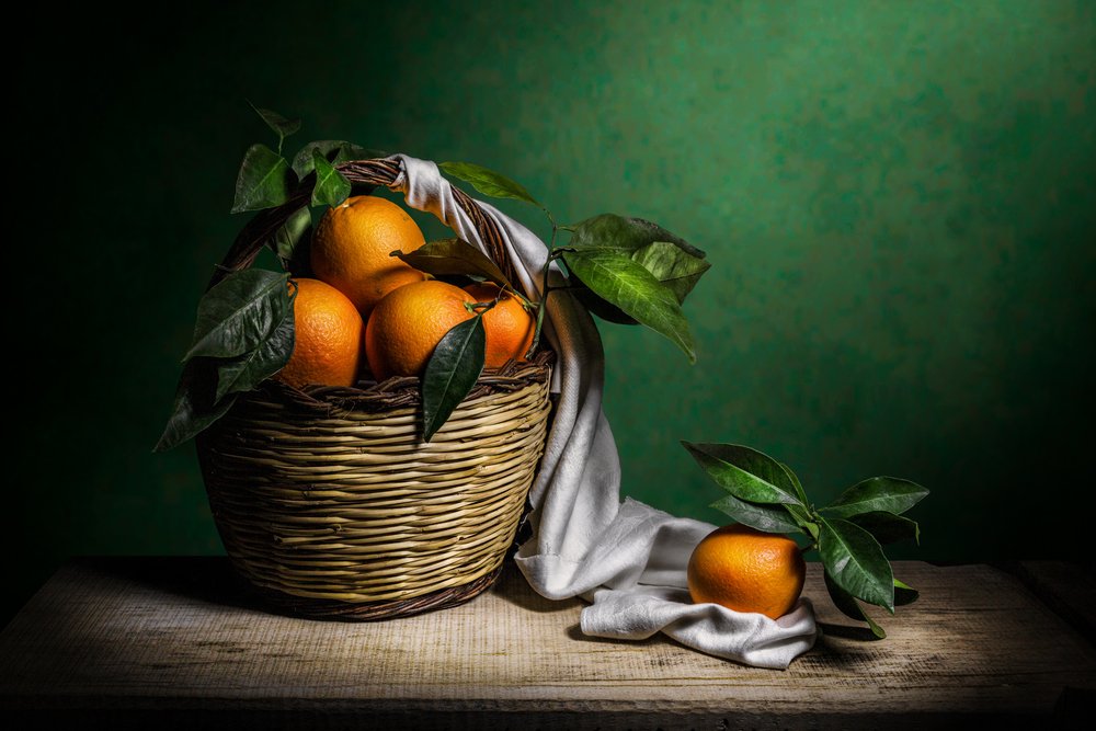 Fresh Oranges Still Life by Adriana Vitale