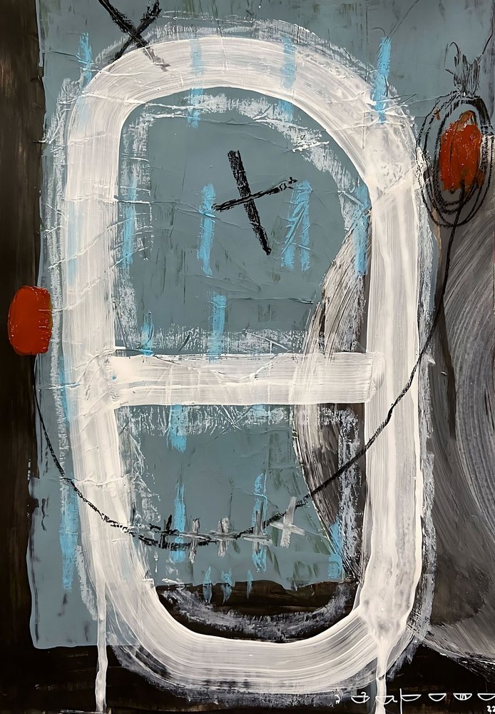 Abstract White Arch by Afranio Raposo