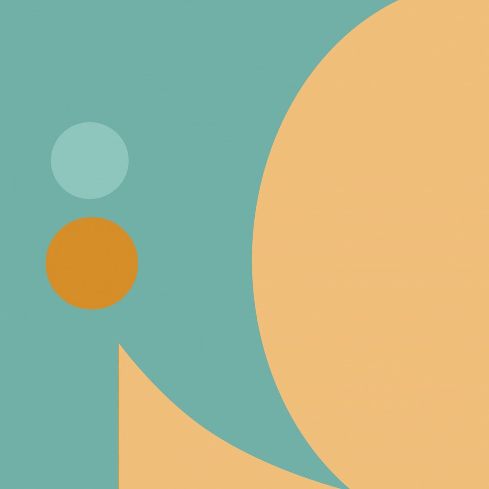 Serene Geometric Curves by Alejandra Winkhaus