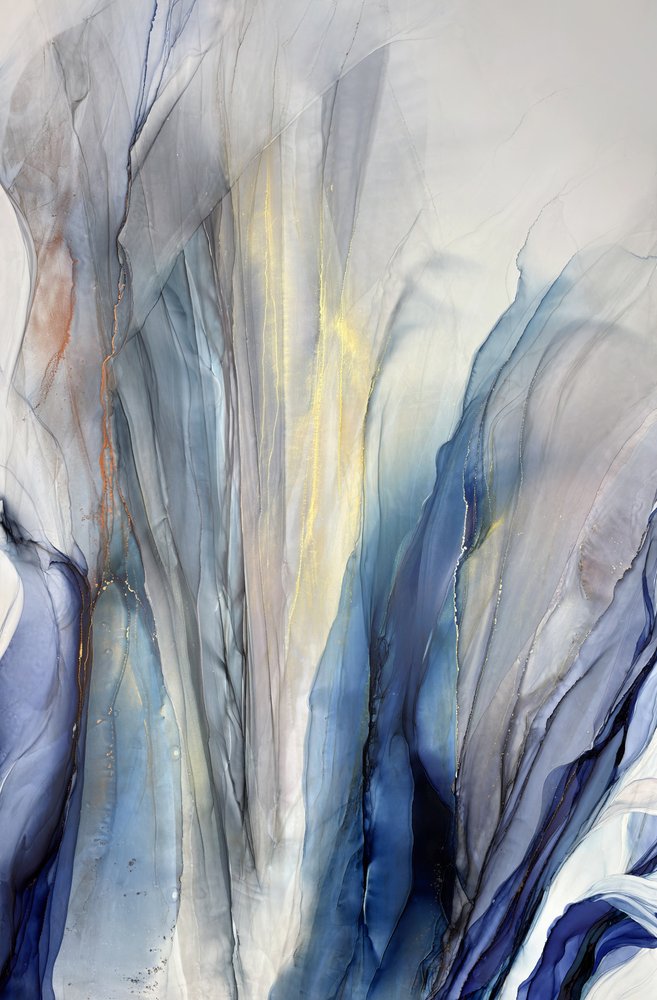 Serene Fluid Motion by Alevtina Shelest