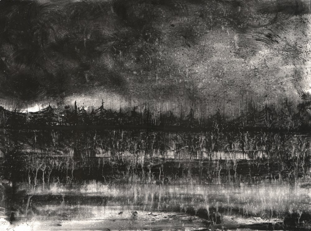 Moody Forest Lake by Alex Walsh