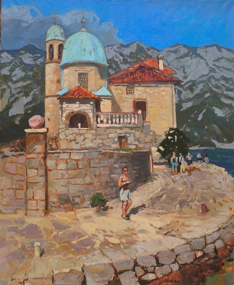 Montenegro Island Church by Alexander Shandor