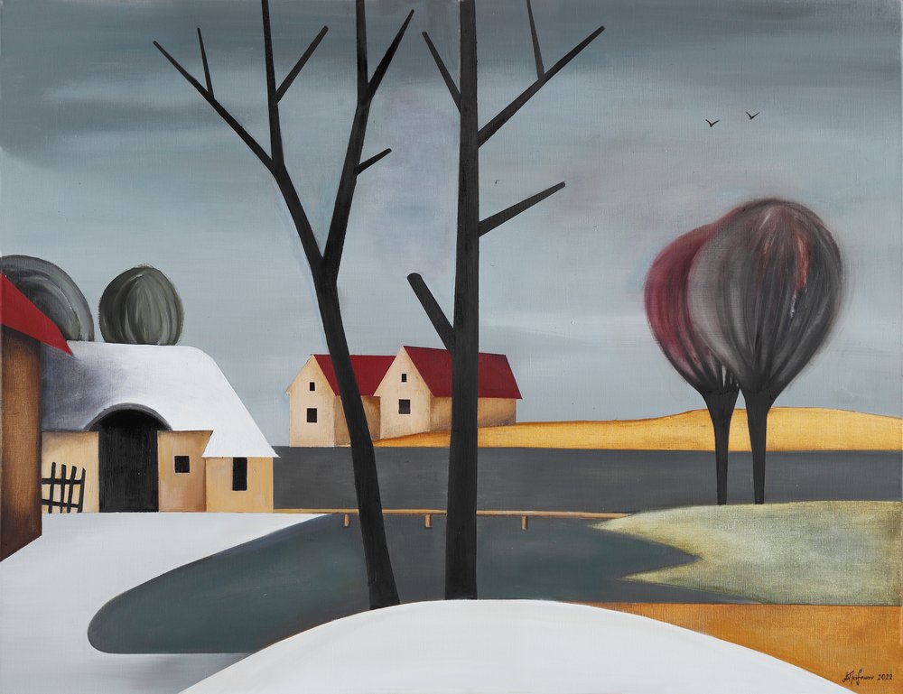 Serene Winter Landscape by Alexander Trifonov