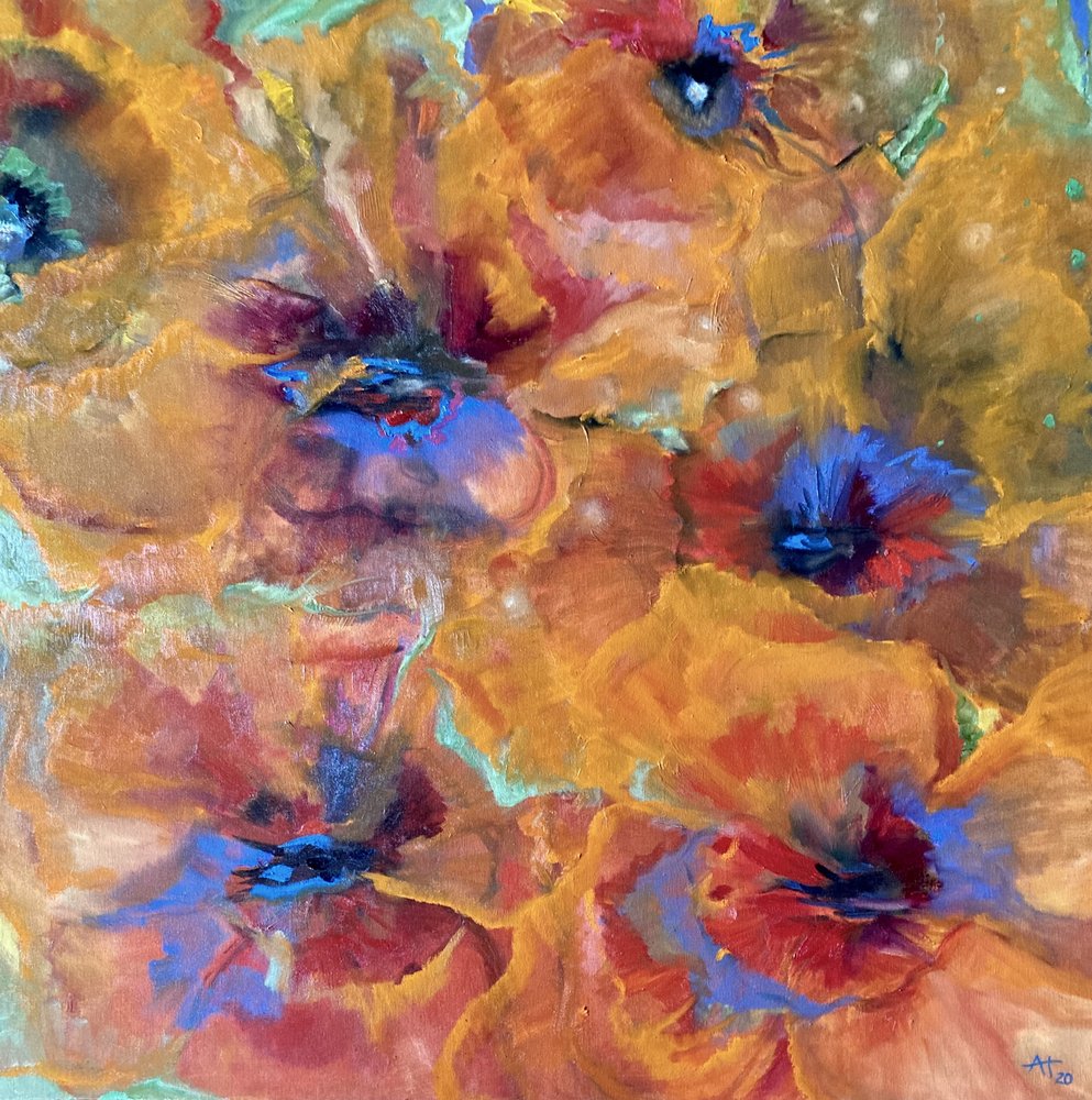 Vibrant Abstract Blooms by Alexandra Higgins