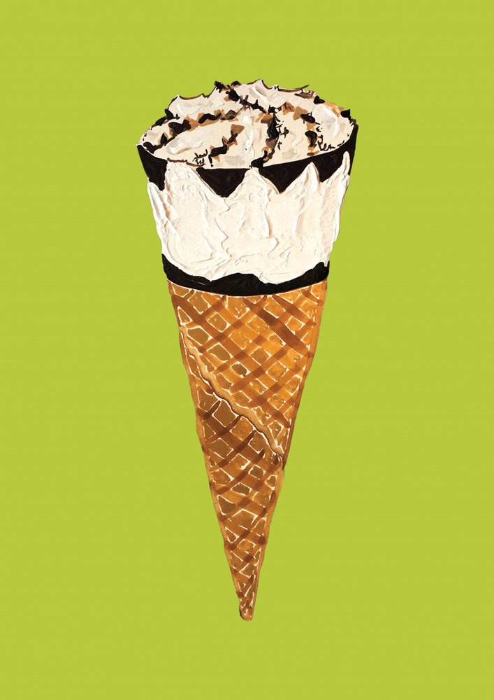Refreshing Ice Cream Cone by Alice Straker