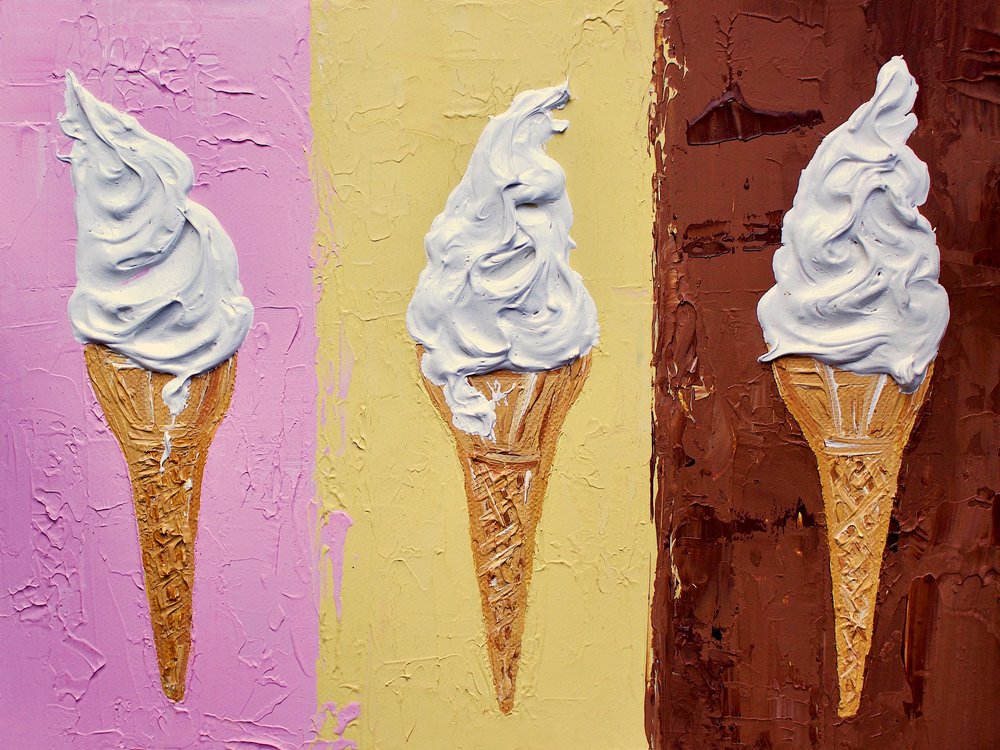 Sweet Soft Serve Trio by Alice Straker
