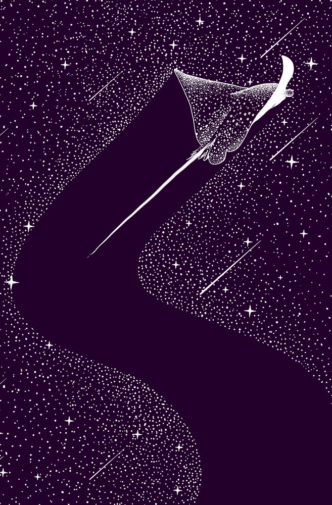 Celestial Eagle Ray by Alirıza ÇAKIR