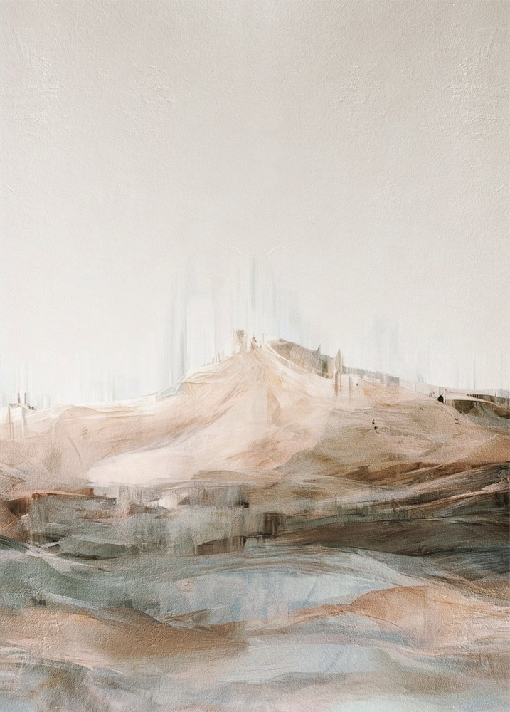 Abstract Desert Peaks by Alma