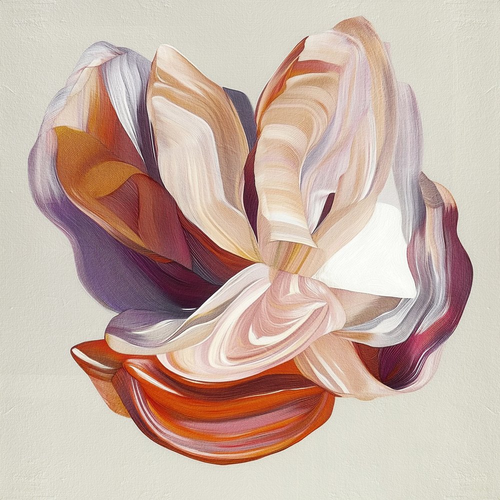 Abstract Floral Flow by Alma