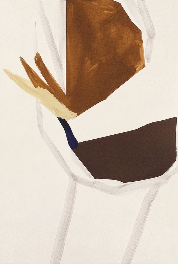 Earthy Abstract Flora by Alma