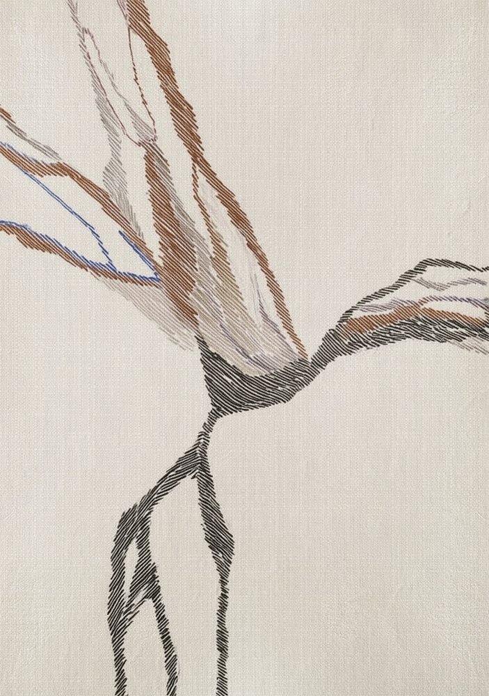 Flowing Abstract Lines by Alma