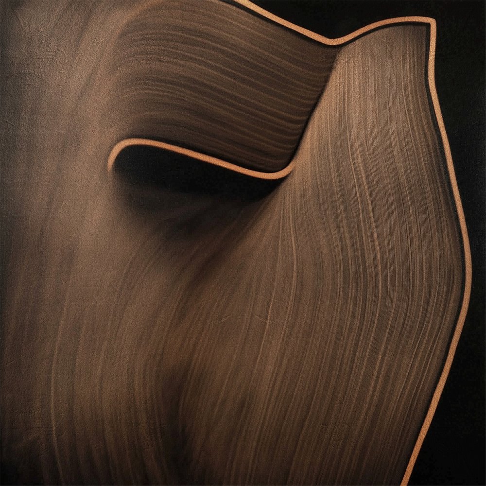 Flowing Bronze Curves by Alma
