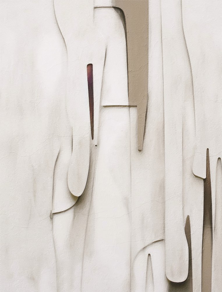 Layered Abstract Forms by Alma: Premium art reproduction