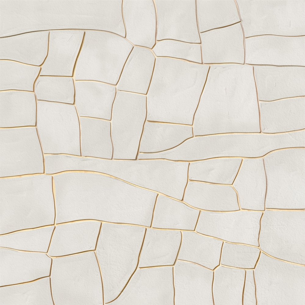 Organic White Gold Pattern by Alma