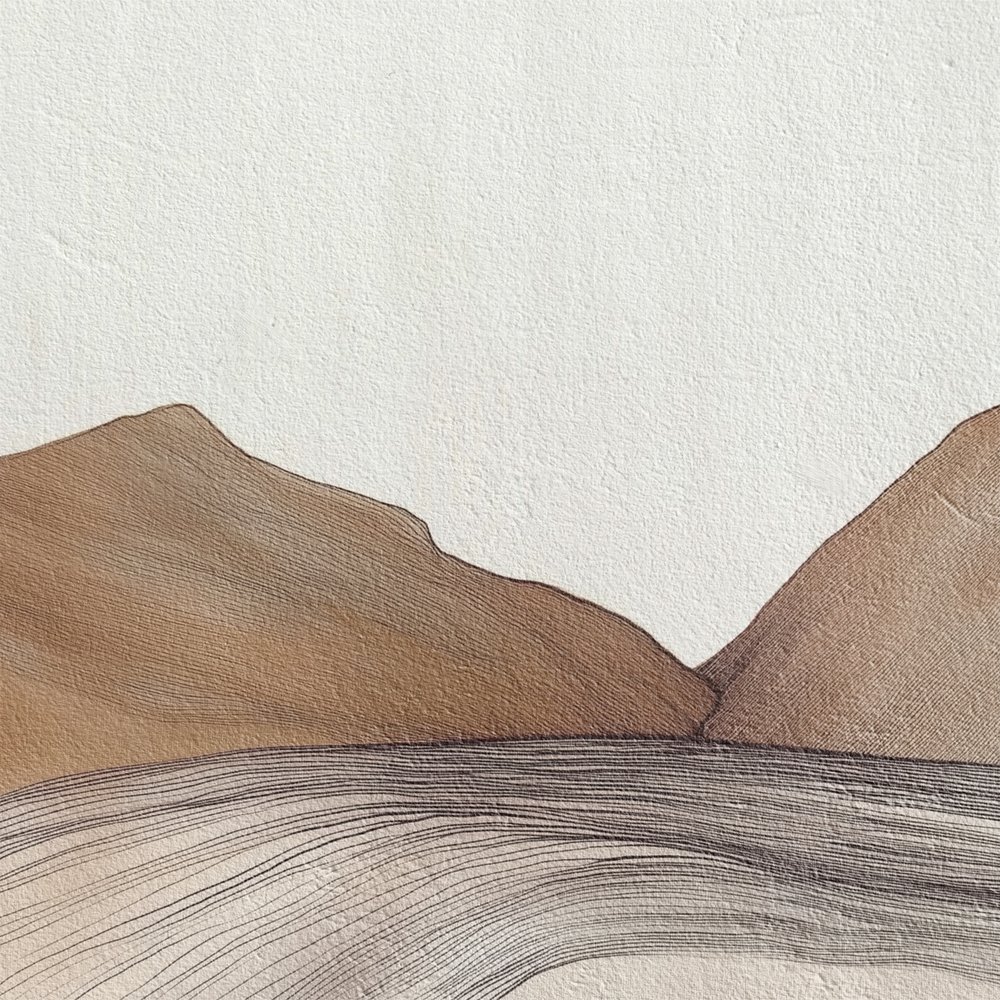 Serene Mountain Waters by Alma