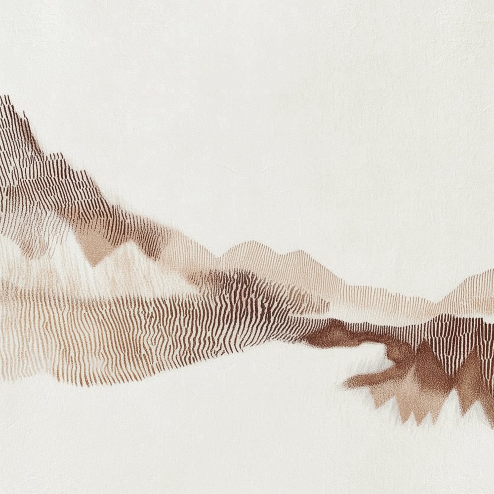 Textured Mountain Ridges by Alma
