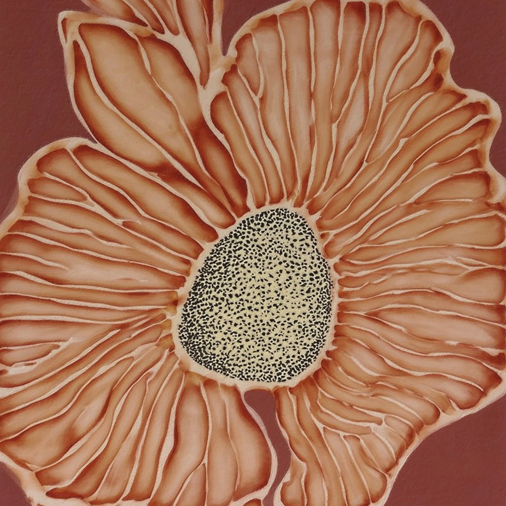 Warm Botanical Bloom by Alma
