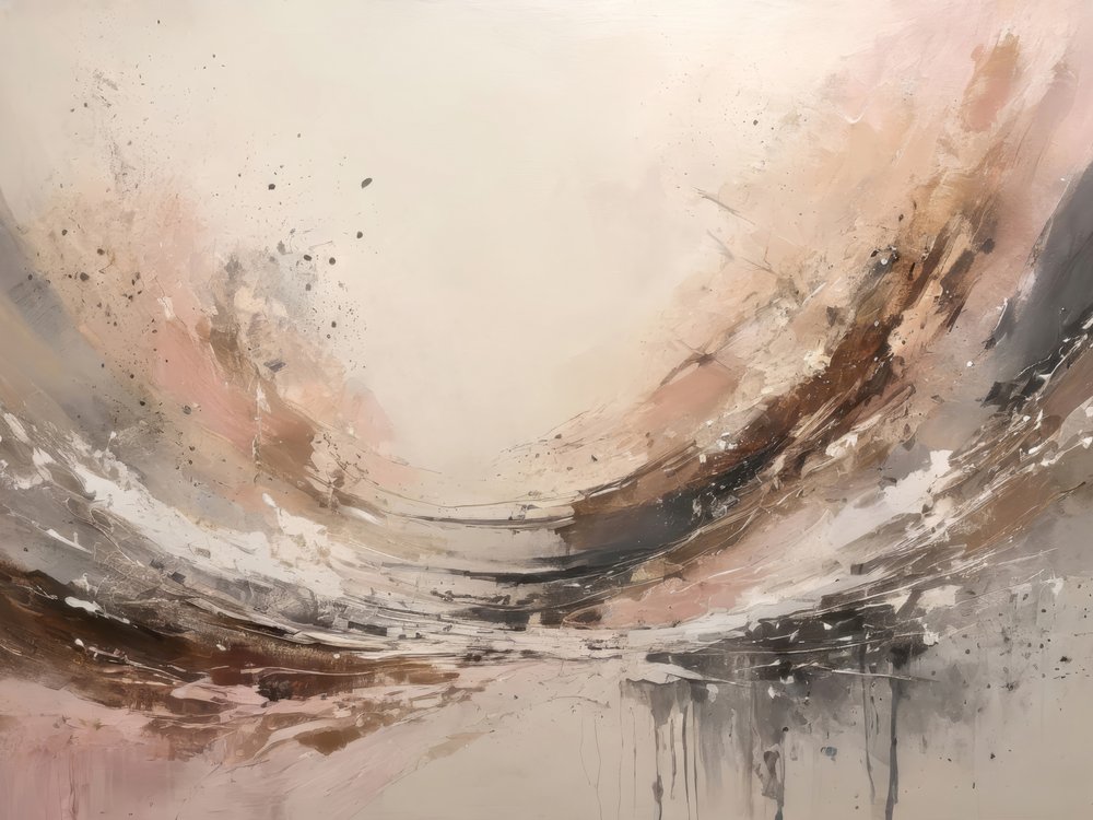 Abstract Earthy Flow by Alpenglow Workshop
