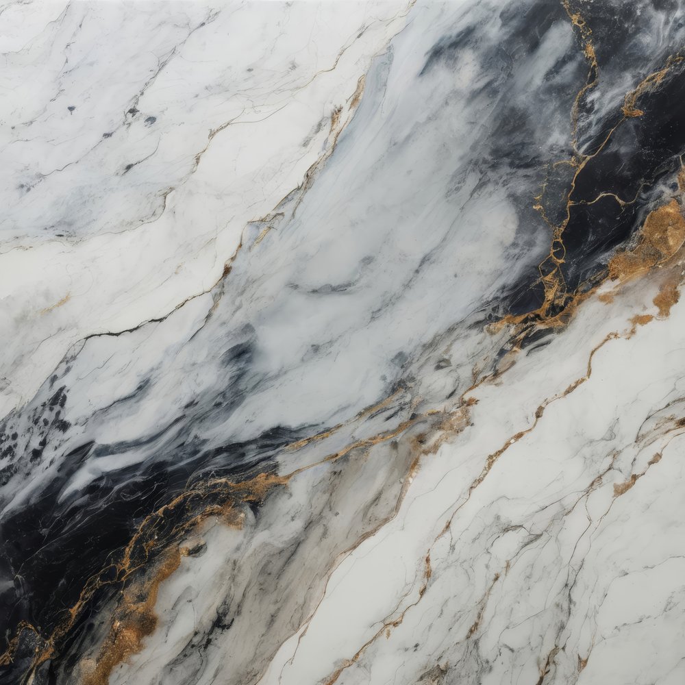 Black Gold Marble by Alpenglow Workshop