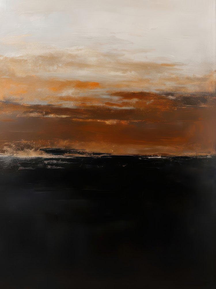 Dramatic Orange Horizon by Alpenglow Workshop